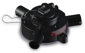 Noryl Quick Inspect Safety Vent, White Nitrile Gaskets, No Surge Protector, For Use with Ryton or Graphite Rupture Disk