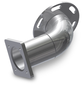 Pipe Flange Assy 4″ X 90*