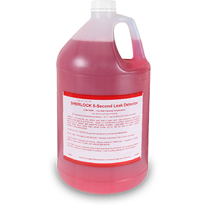Sherlock 5-Second Leak Detector  Liquid Type XLT, 1 Gallon, Case of 4