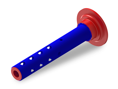 Surge Protector, UHMWPE, 3-5/16 inch Round Flange, Drop-in Style – 8-3/4 inch Overall Length