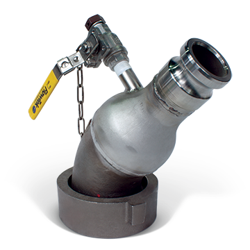 Unloading Elbow 4″X2″ 45°