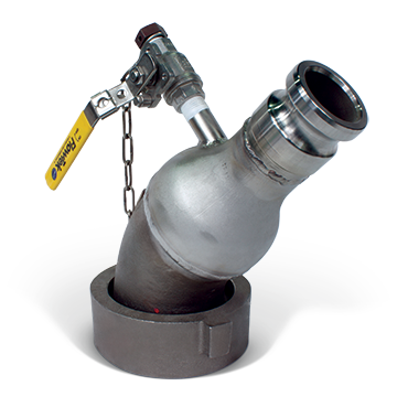 Unloading Elbow 4″X3″ 45*