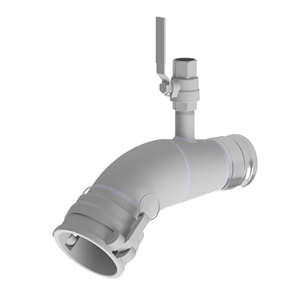 Unloading Elbow 4″x3″ 45°