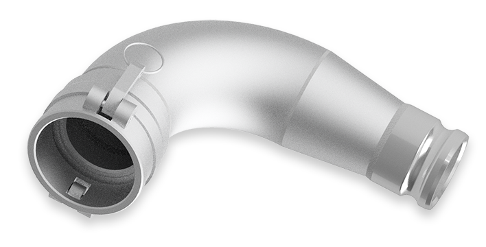 Unloading Elbow 4″x3″ 90°