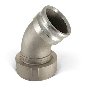 Unloading Elbow 4″X4″ 45*
