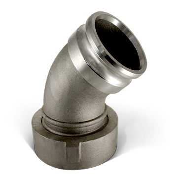 Unloading Elbow 4″X4″ 45*