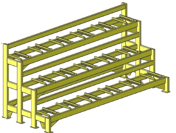 17 Unit 304 Rotating Coupler Rack