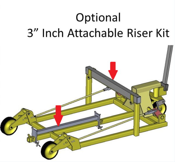 3″ Riser Kit For Gravity Pneumatic Hopper Gate Fixture