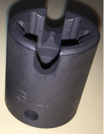 3/4″ Locomotive Sand Trap Socket