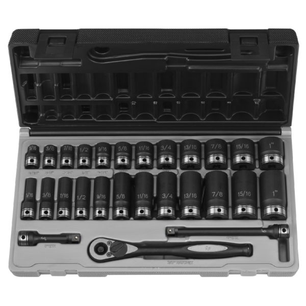 Grey Pneumatic 3/8″ Drive Standard and Deep Length Duo-Socket Set