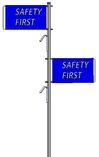 Blue Safety Flag
