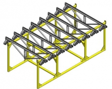 Brake Beam Rack With Fixed End Stops