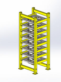 Center Plate Storage Rack