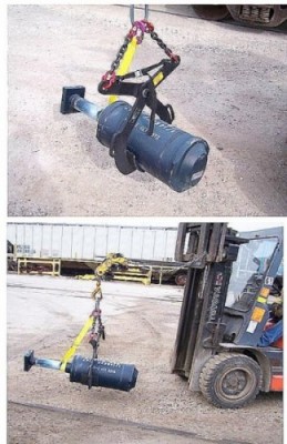 End Of Car Cushioning Device Lifting Fixture