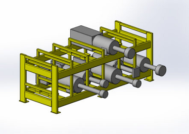 Two-Tier EOC Device Storage Rack