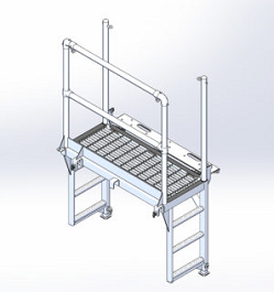 Aluminum Side Access Work Platform