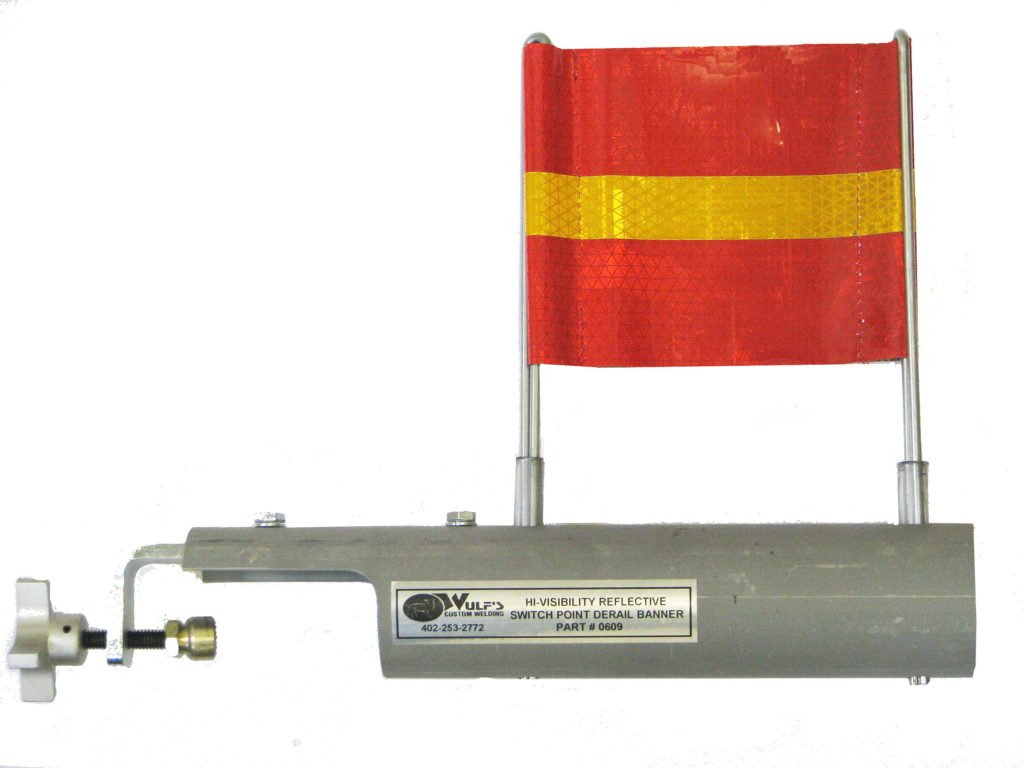 Hi-Visibility Reflective Switch Point Derail Banner