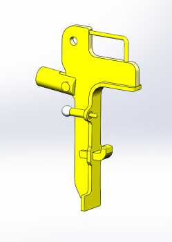 Locomotive Coupler Lifter With Clevis