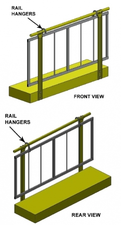 Locomotive Handrail Gate