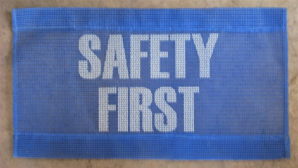 Locomotive Replacement Blue Mesh  Flag