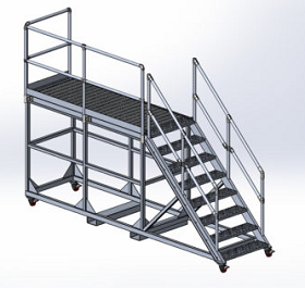 Locomotive Work Platform