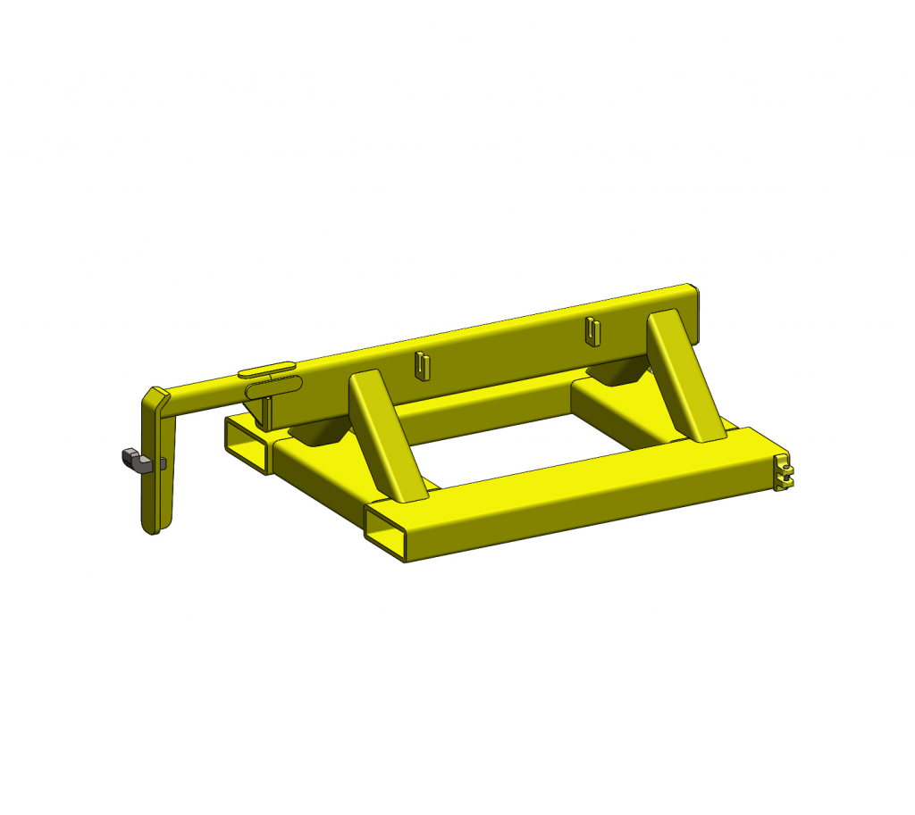 Coupler Lifting Fixture For Forklifts