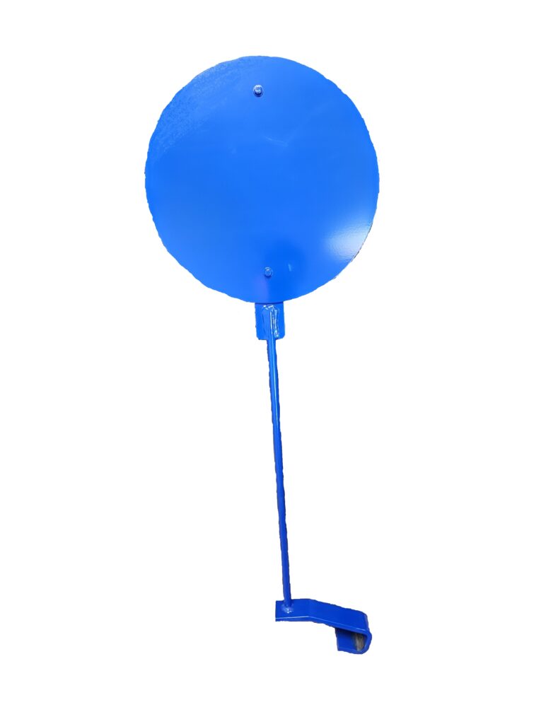 Rail Mount Portable Blue Flag Protection Sign