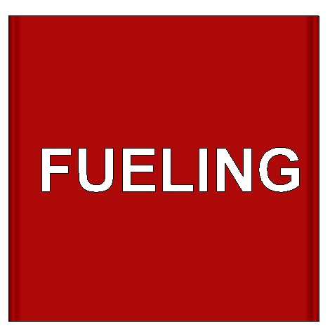 Red Nylon Fueling Flag