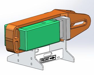 Slanted Extended Height Draft Gear Cradle