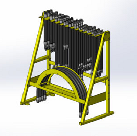 “Strato” Air Brake Hose Storage Rack