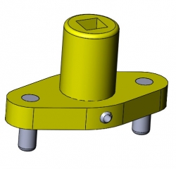 Vertical Pin Retainer Cap Removal Tool