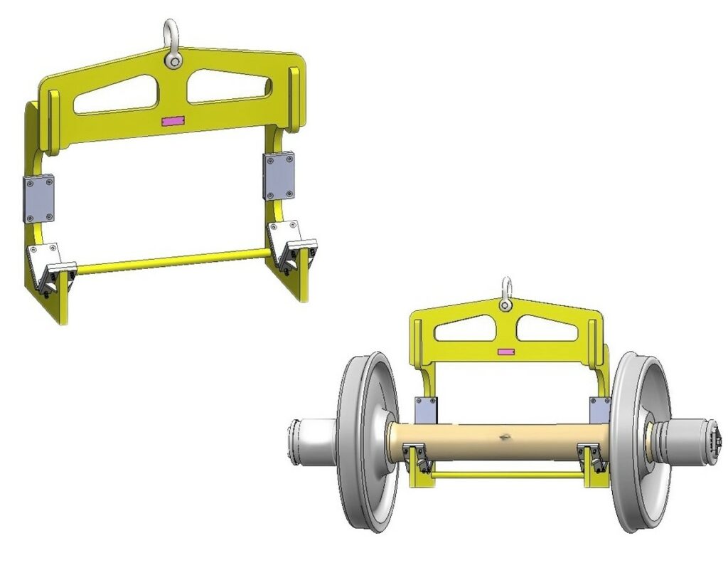 Wheel Set Lifting Fixture